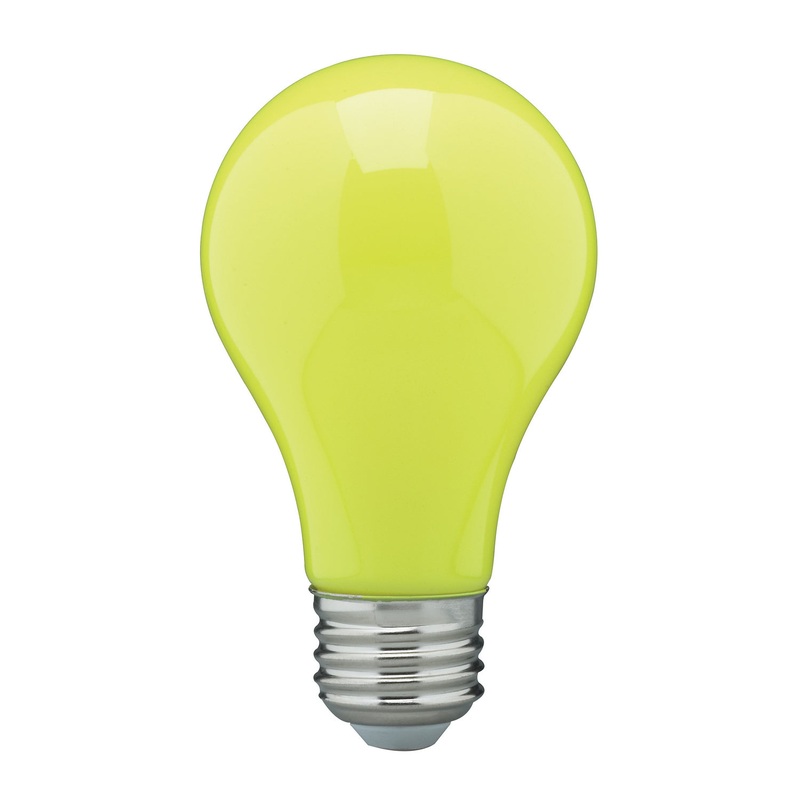 Light Bulb in Ceramic Yellow
