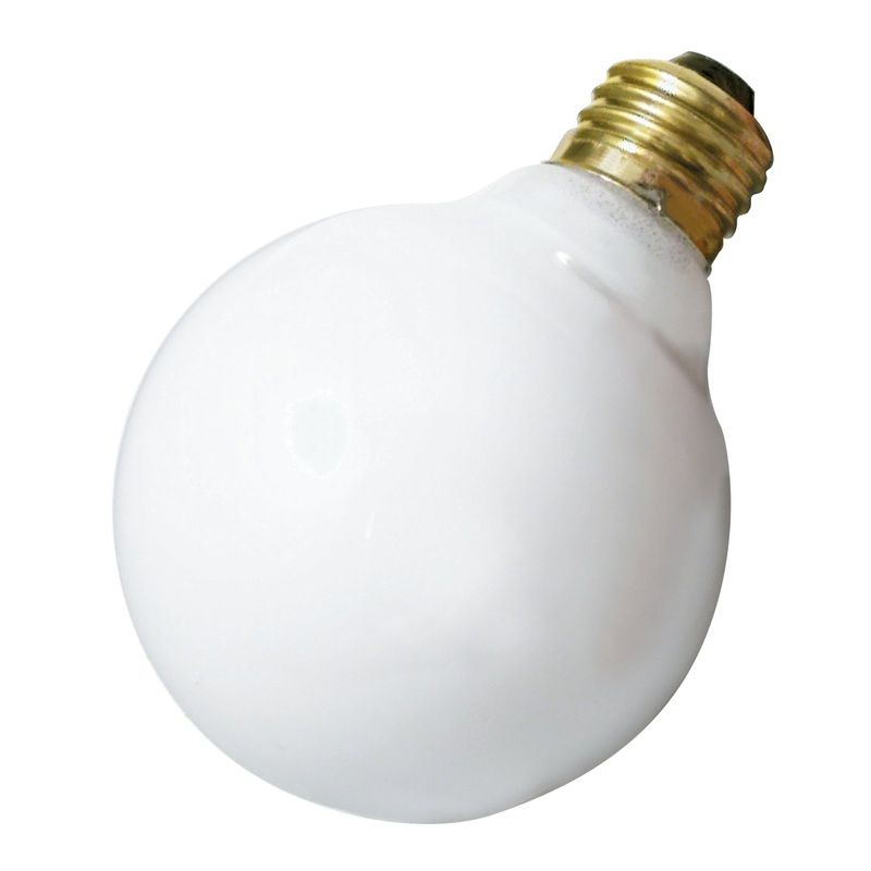 Light Bulb in Gloss White
