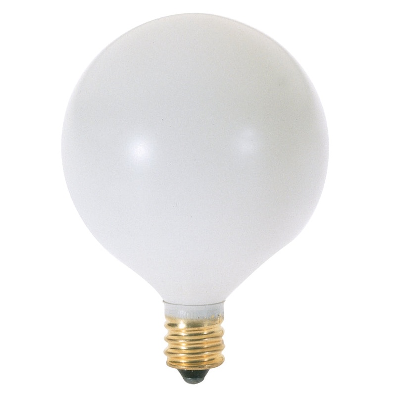 Light Bulb in Satin White