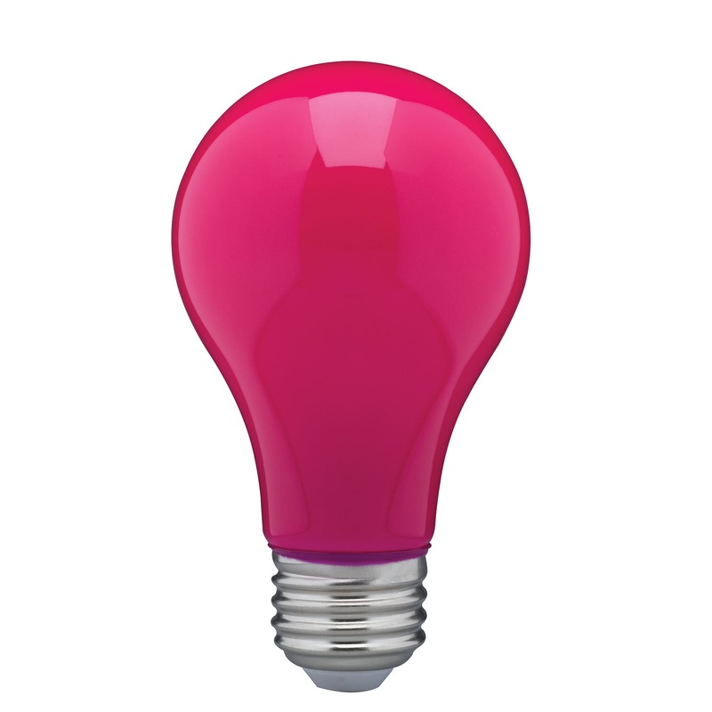 Light Bulb in Ceramic Pink