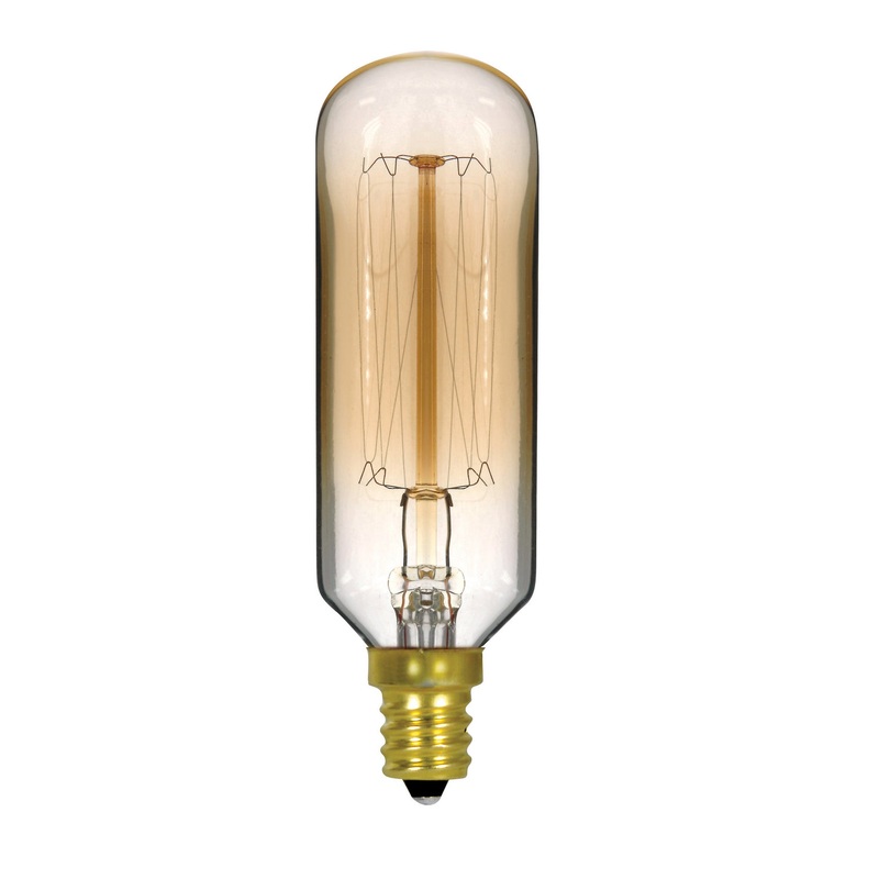 Light Bulb in Clear Gold