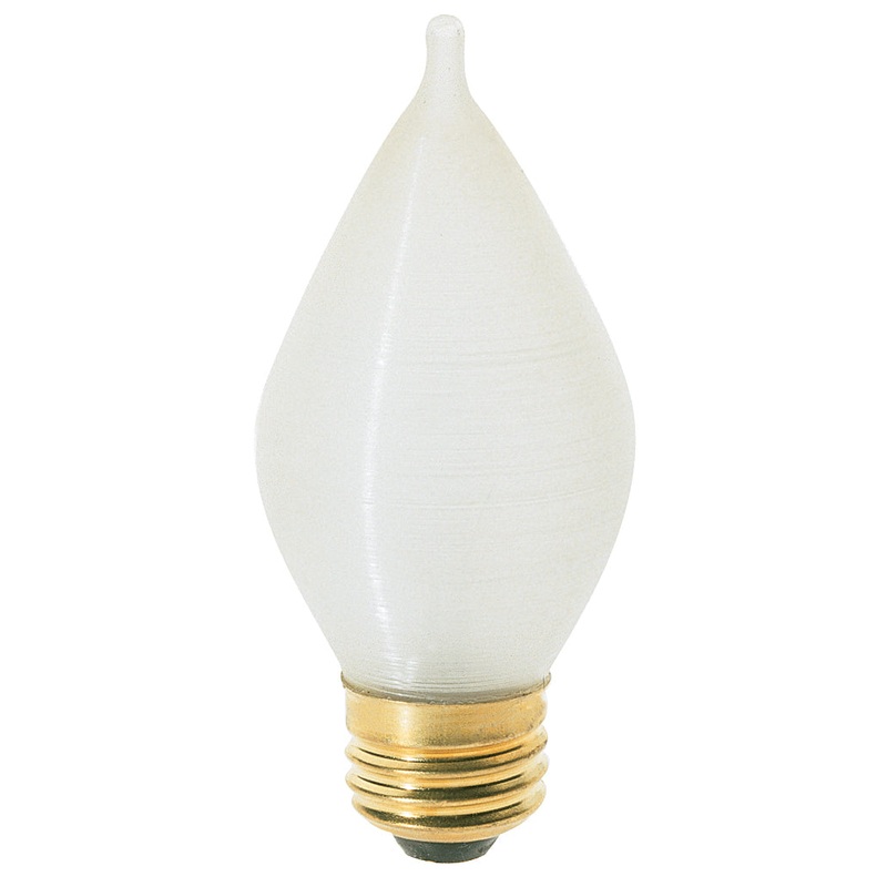 Light Bulb in Satin Spun White