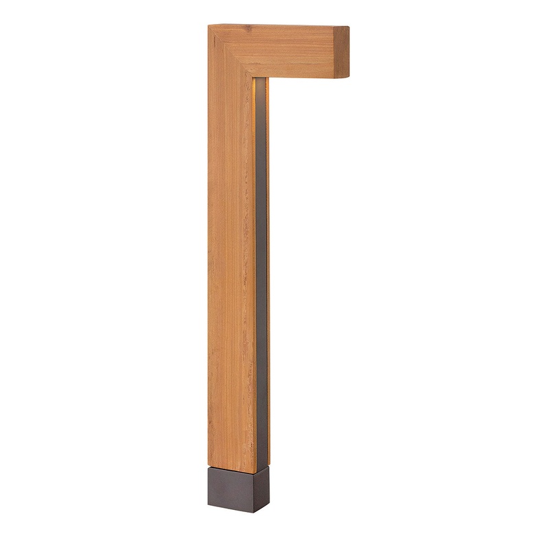 Atlantis LED Path Light in Cedar
