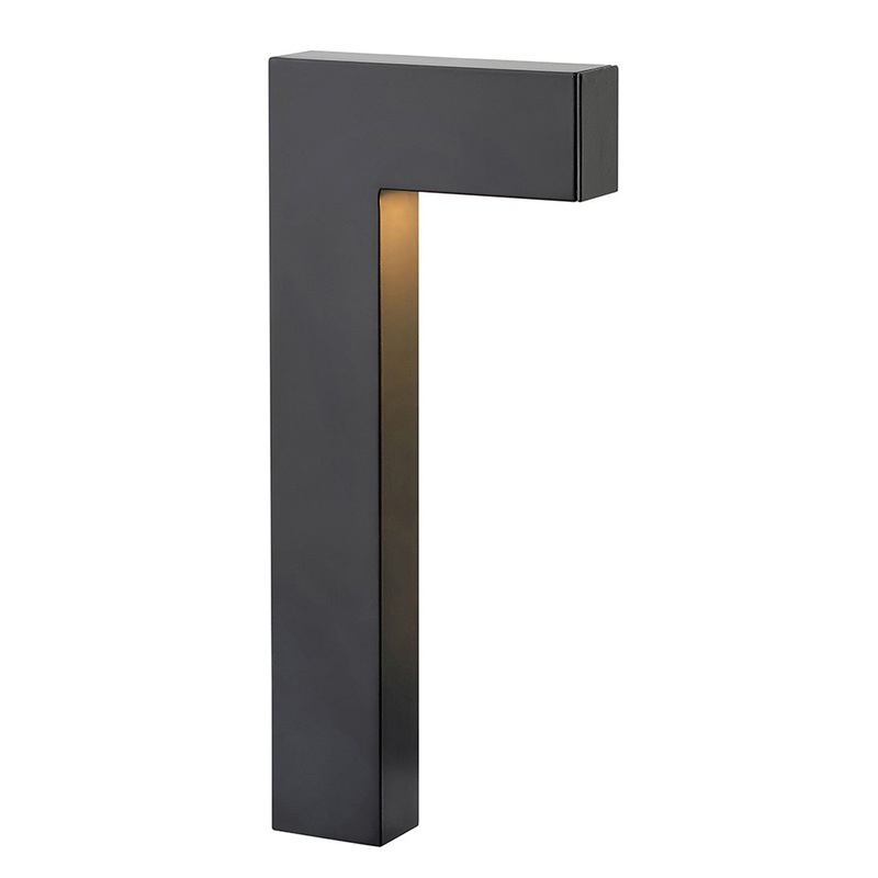 Atlantis LED Path Light in Satin Black