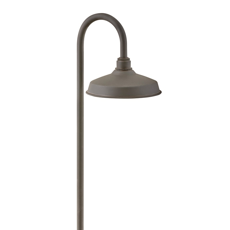 Foundry LED Path Light in Museum Bronze