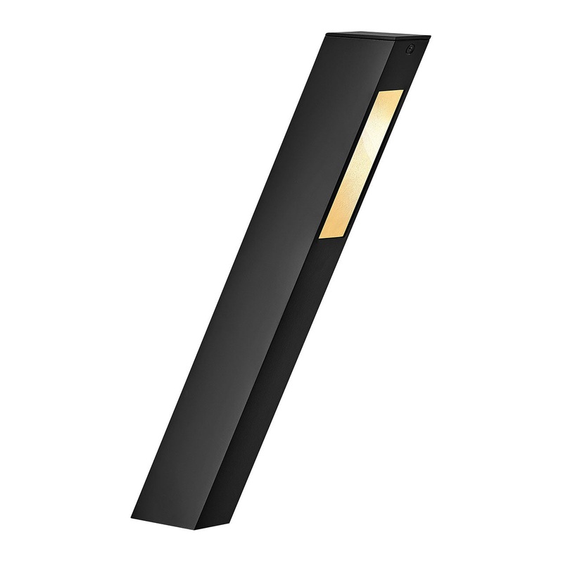 Piza LED Path Light in Satin Black