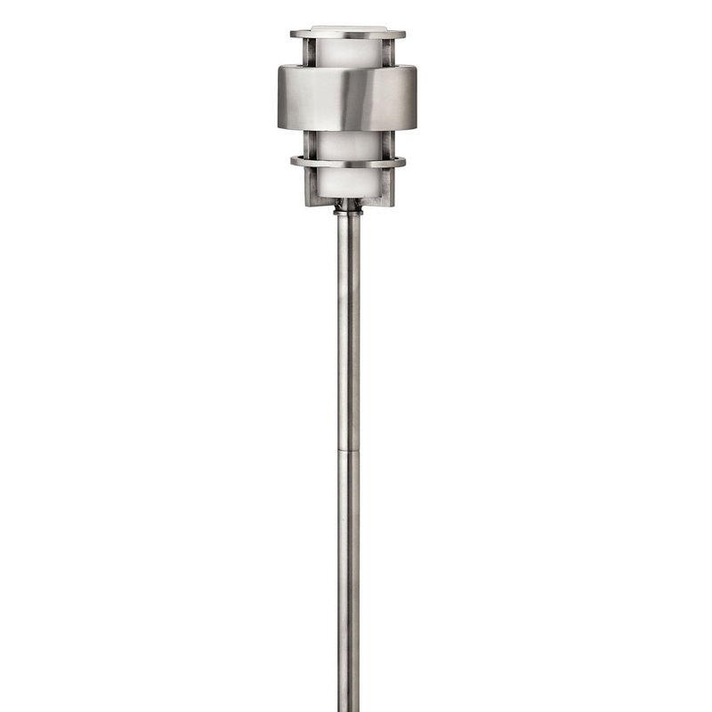 Saturn LED Path Light in Stainless Steel