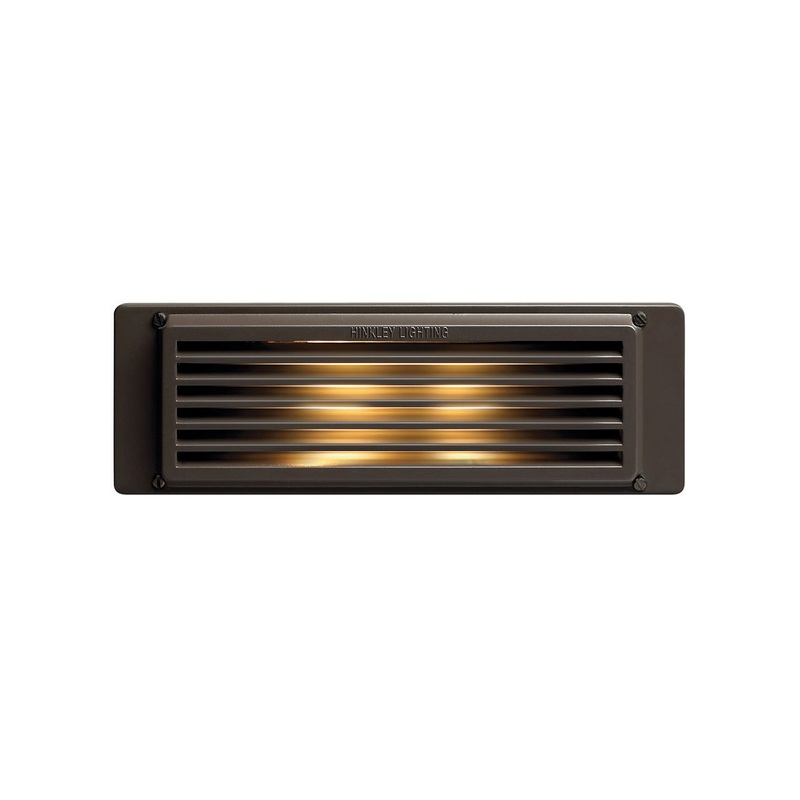 Brick and Step LED Brick Light in Bronze