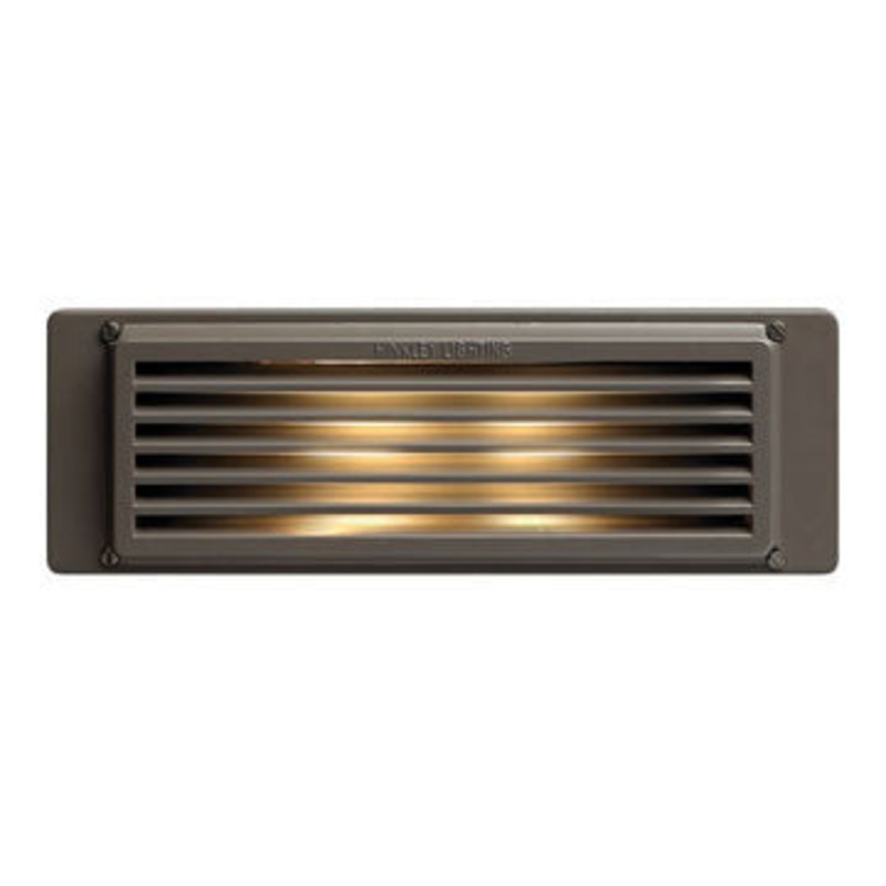 Brick and Step LED Landscape Deck in Bronze