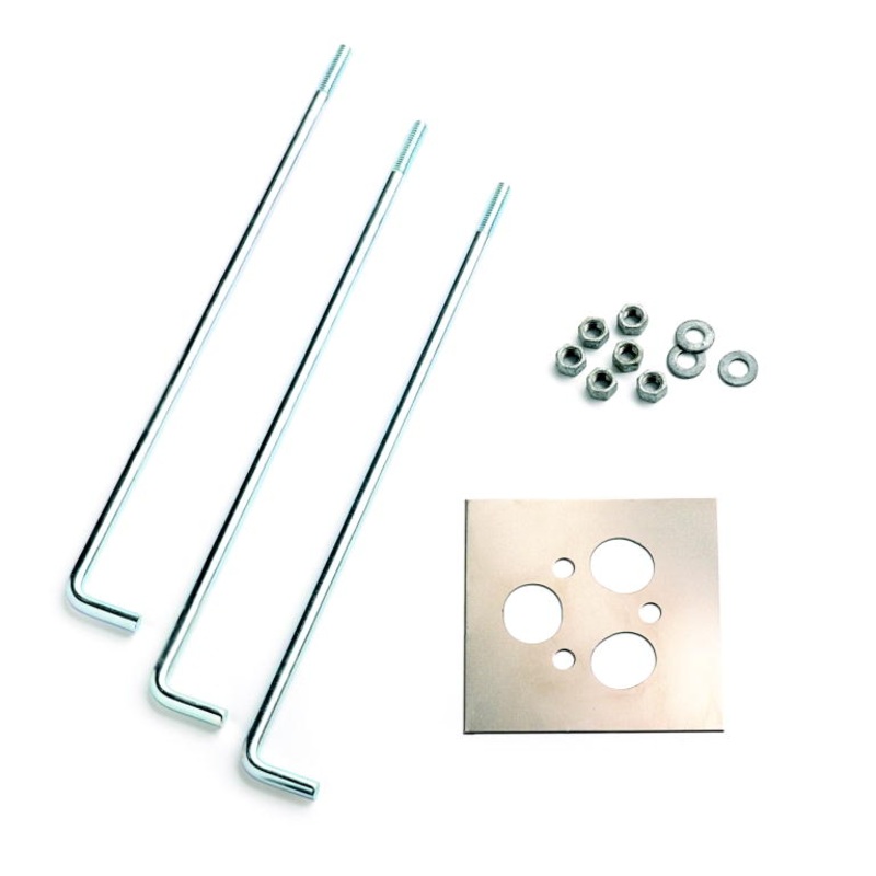 Accessory Bollard Mount Kit in Steel