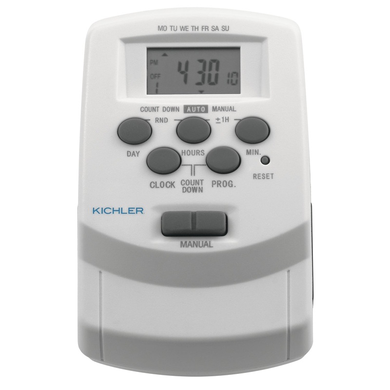 Accessory Digital Timer with Daylight Sa in White