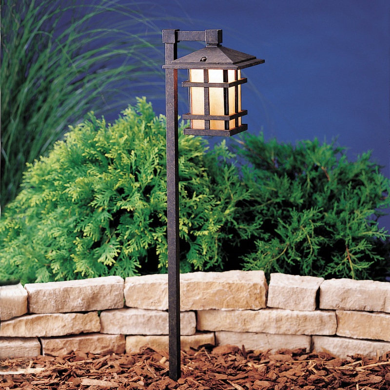 Cross Creek One Light Path & Spread in Aged Bronze