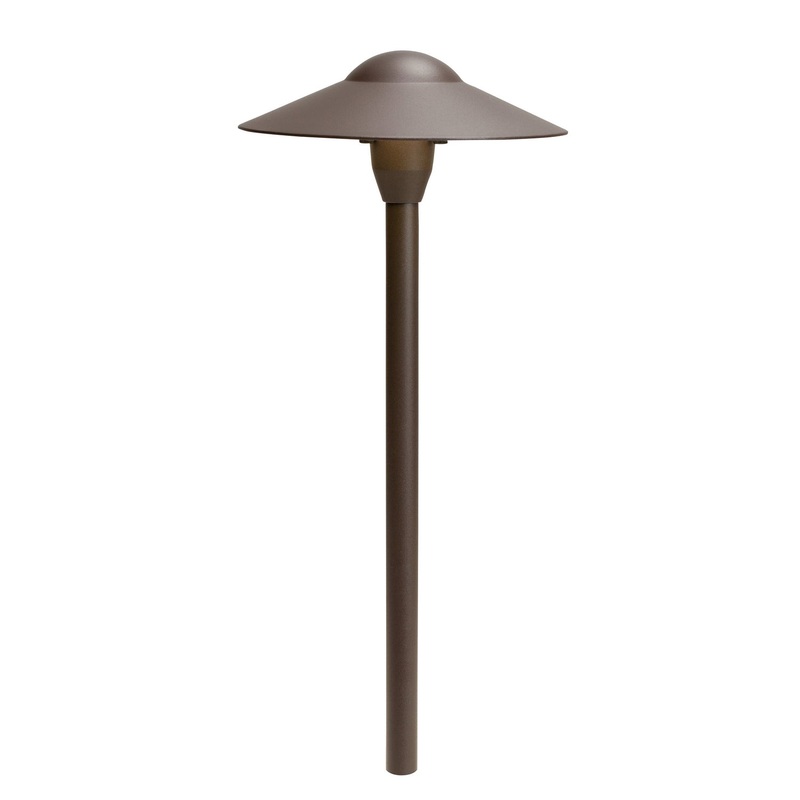 One Light Path & Spread in Textured Architectural Bronze