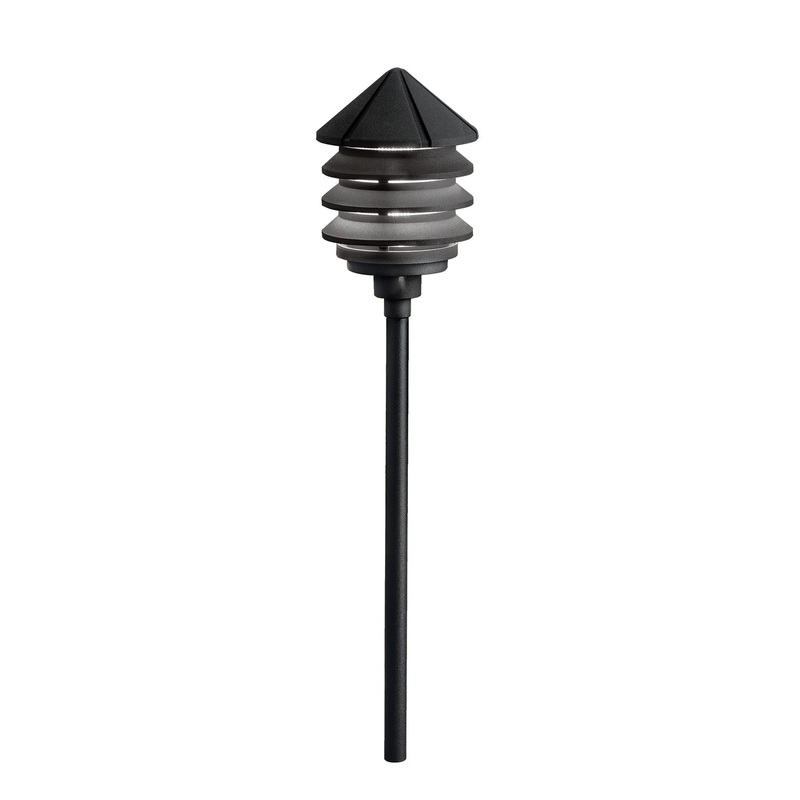 Six Groove One Light Path & Spread in Textured Black