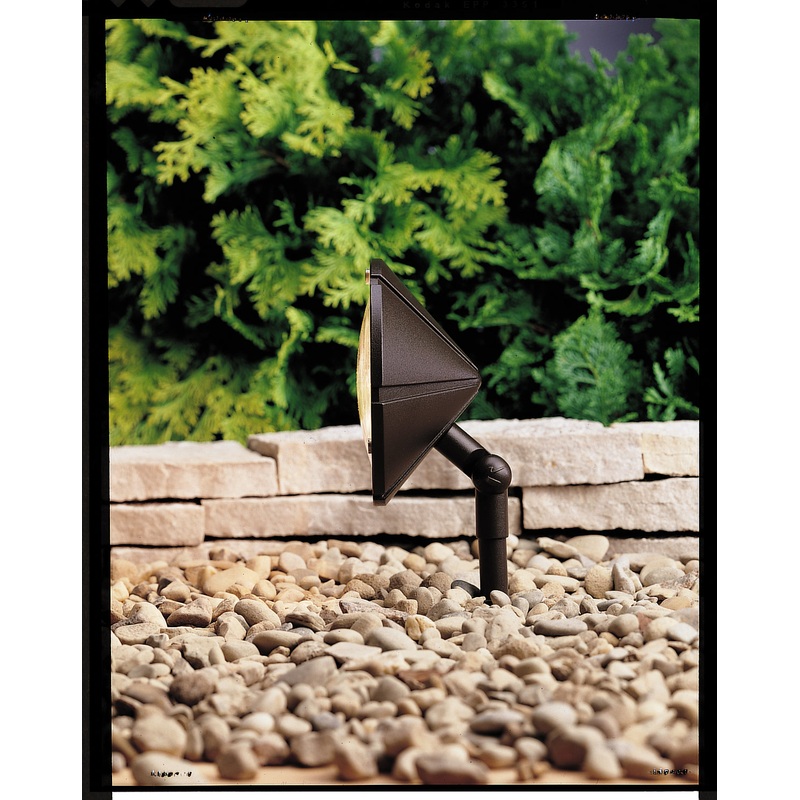 Six Groove One Light Wall Wash in Textured Architectural Bronze