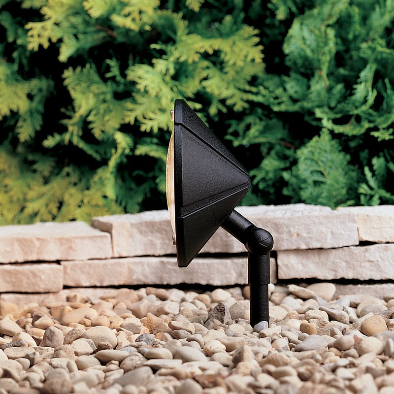 Six Groove One Light Wall Wash in Textured Black