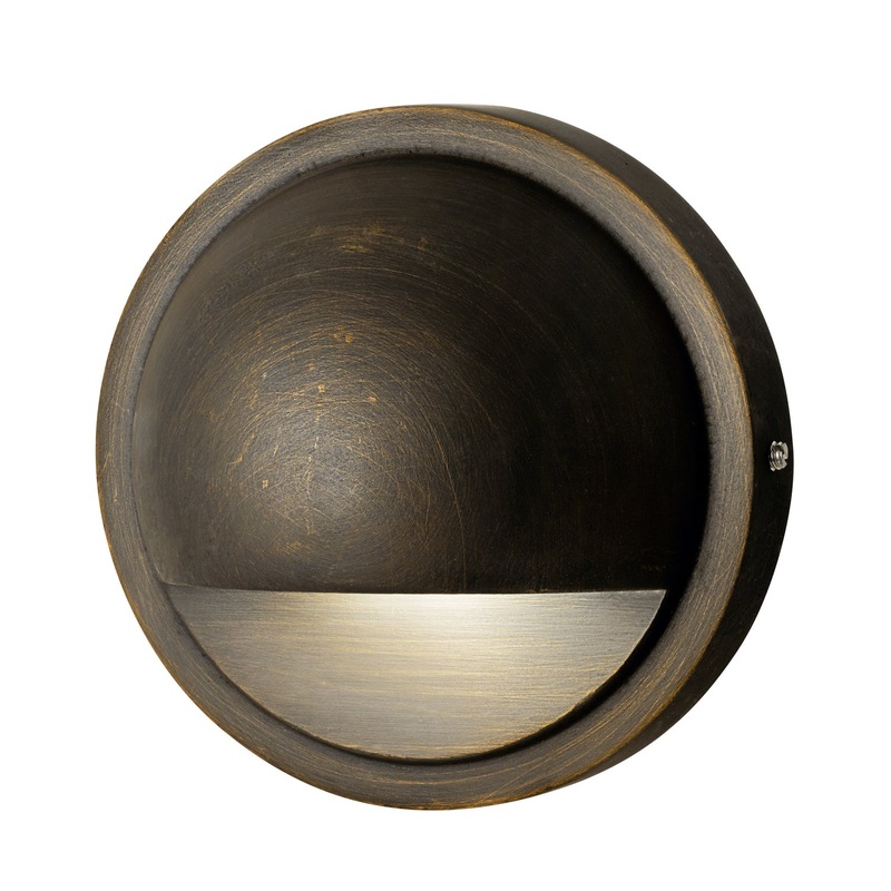 Cbr Led Integrated LED Deck Light in Centennial Brass