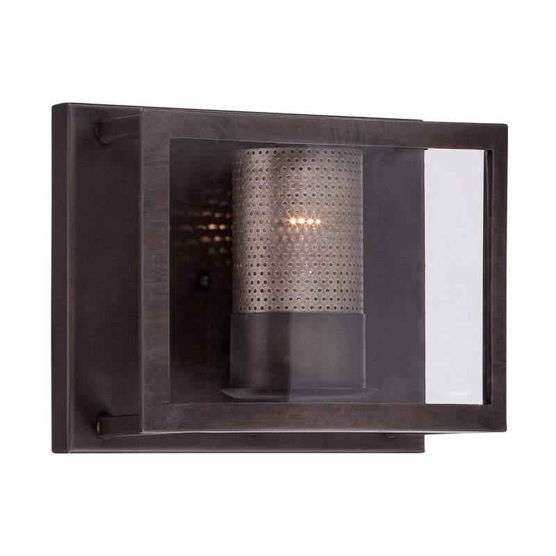 Jackson 1-Light Bath Fixture in Rustic Bronze