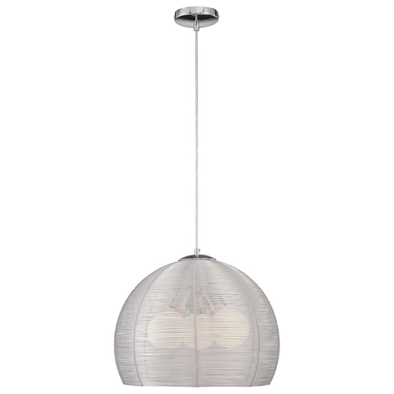 3 Light Pendant in Chrome