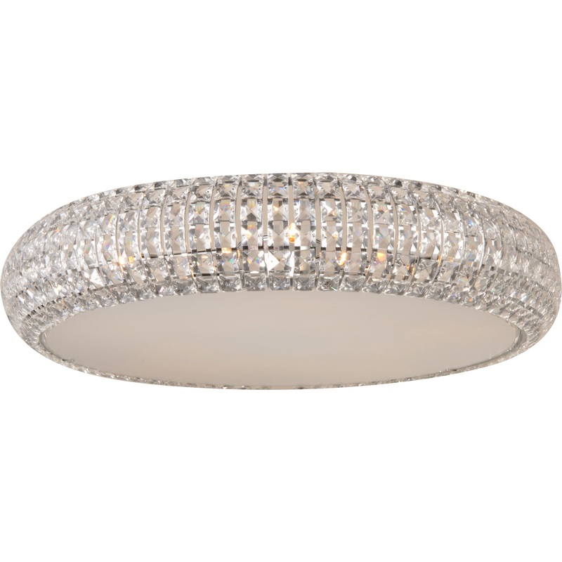 Bijou 4-Light Flush Mount in Polished Chrome