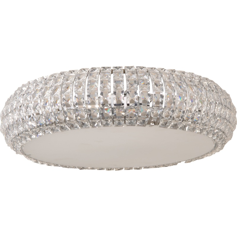 Bijou 6-Light Flush Mount in Polished Chrome