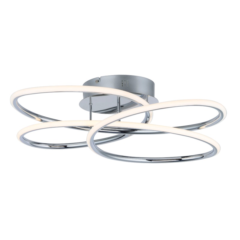 Coaster LED Flush Mount in Polished Chrome