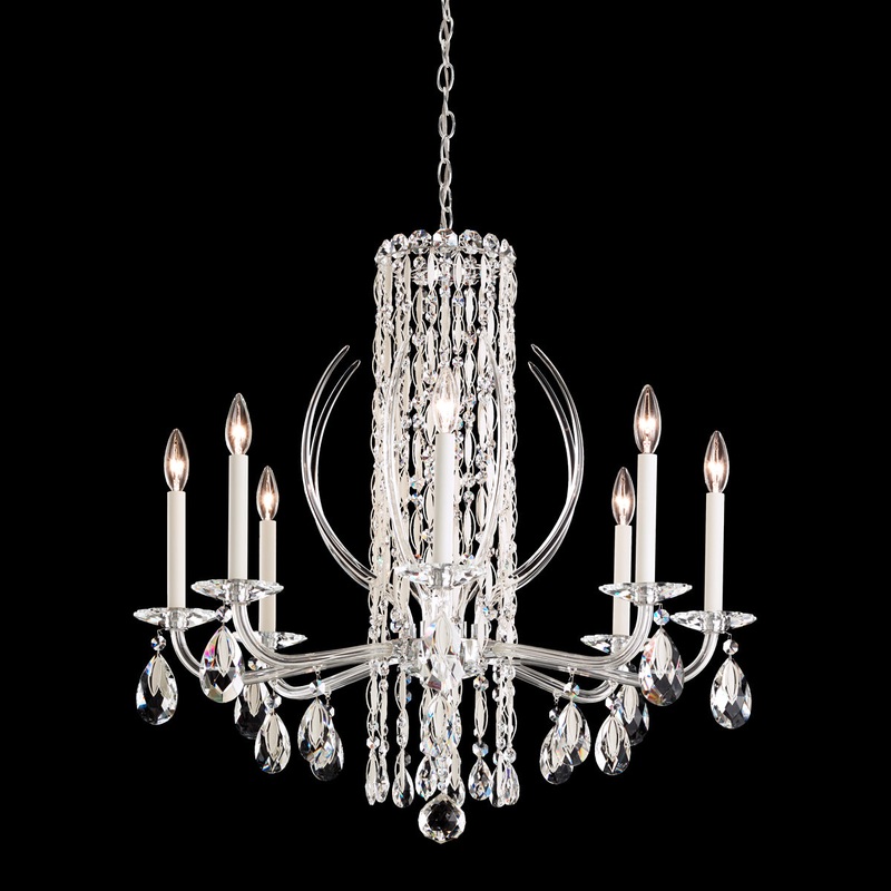 Sarella 8-Light Chandelier in Stainless Steel