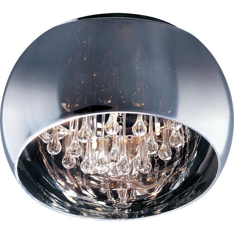 Sense 5-Light Flush Mount in Polished Chrome