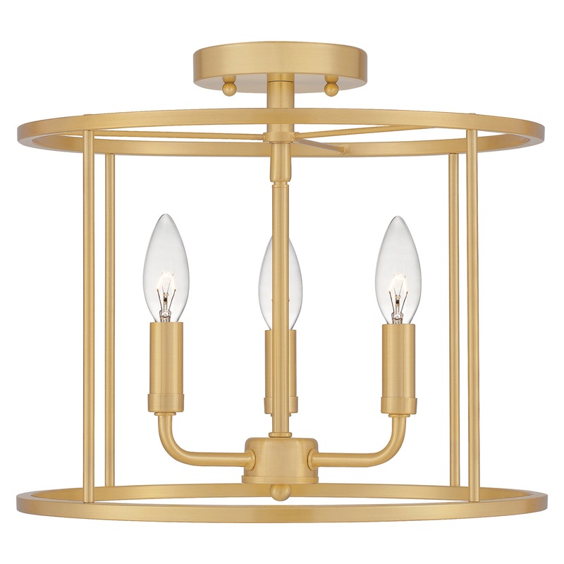 Abner 3-Light Semi-Flush Mount