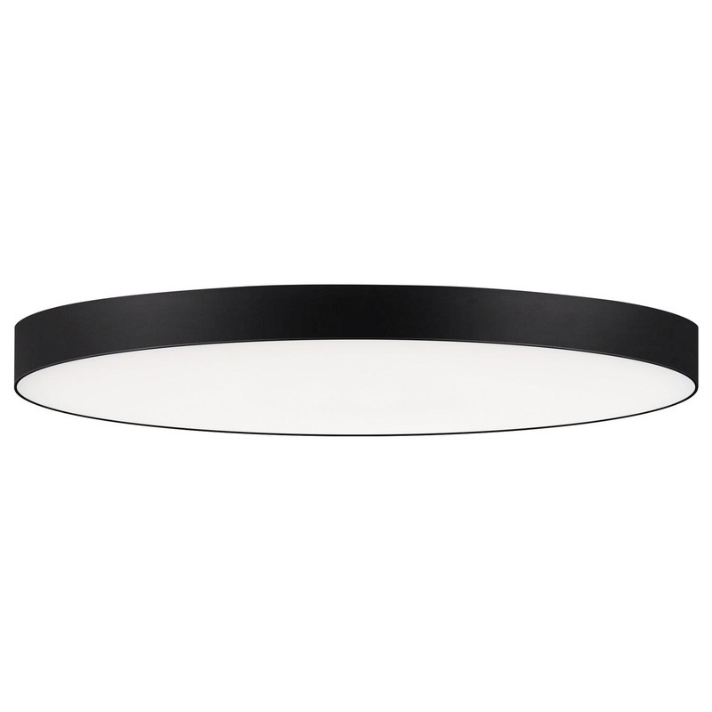 Trim 11" RD LED Flush Mount 3000K in Black