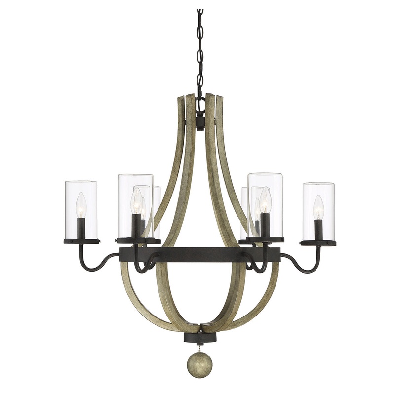 Eden 6-Light Outdoor Garden Chandelier in Weathervane