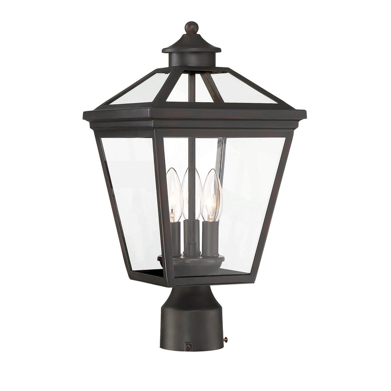 Ellijay 3-Light Outdoor Post Lantern