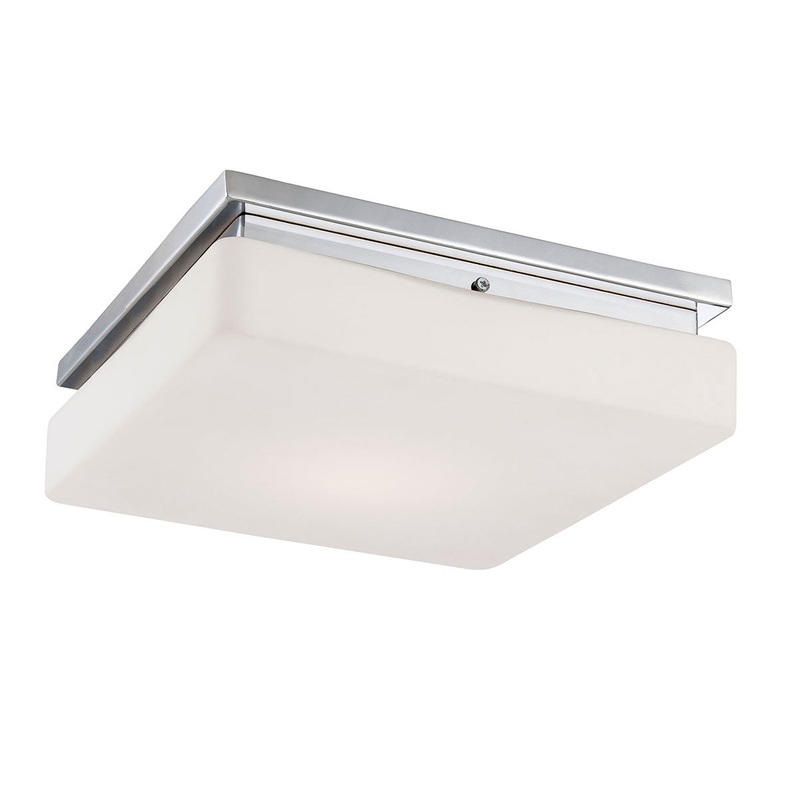 Ellsworth 1-Light Flush Mount in Chrome
