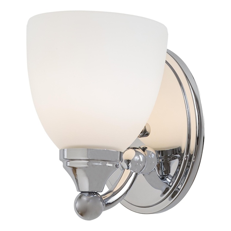 One Light Bath in Chrome