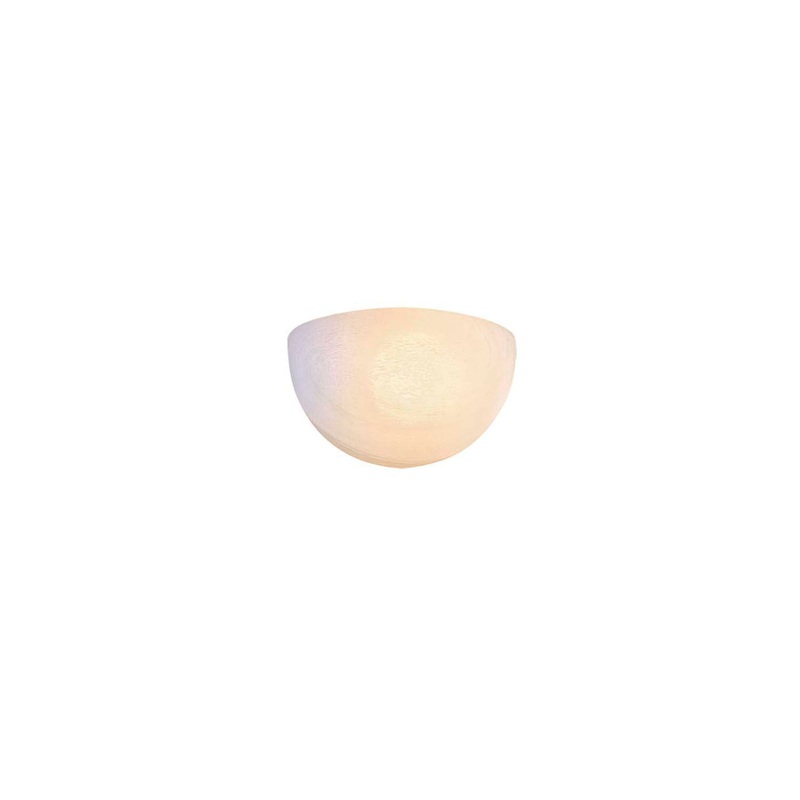 One Light Wall Mount in Etched Marble