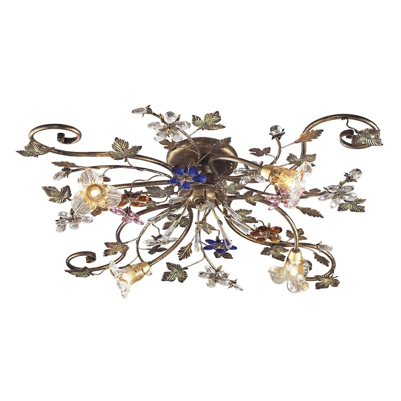 Brillare 4-Light Semi-Flush Mount