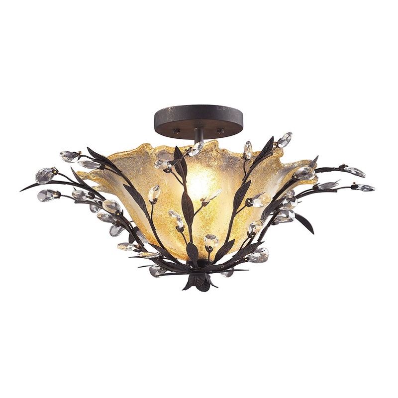 Circeo 2-Light Semi-Flush Mount