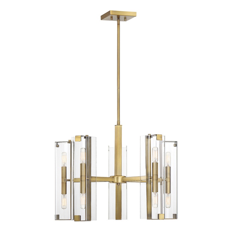 Winfield 10-Light Chandelier in Warm Brass