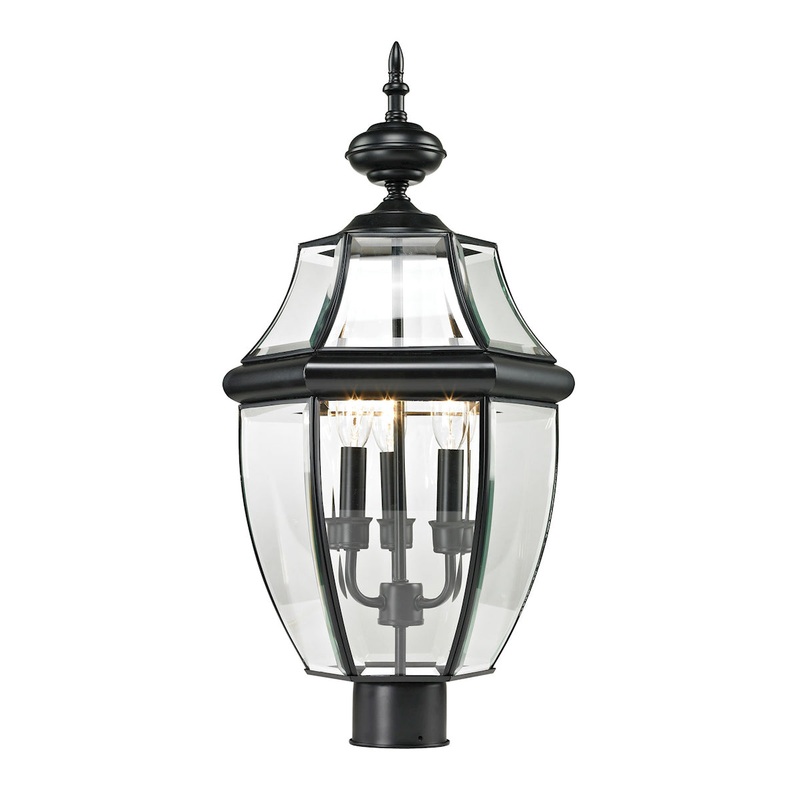 Ashford 3-Light Post Mount Lantern