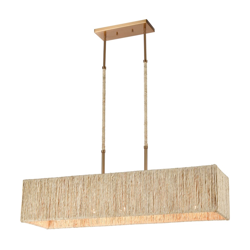 Abaca 5-Light Linear Chandelier