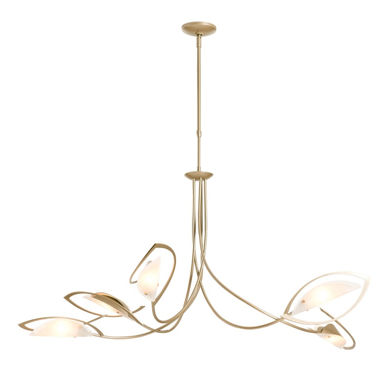 Aerial Pendant in Soft Gold