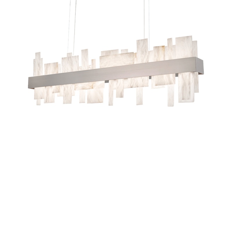 Acropolis LED Linear Pendant in Brushed Nickel