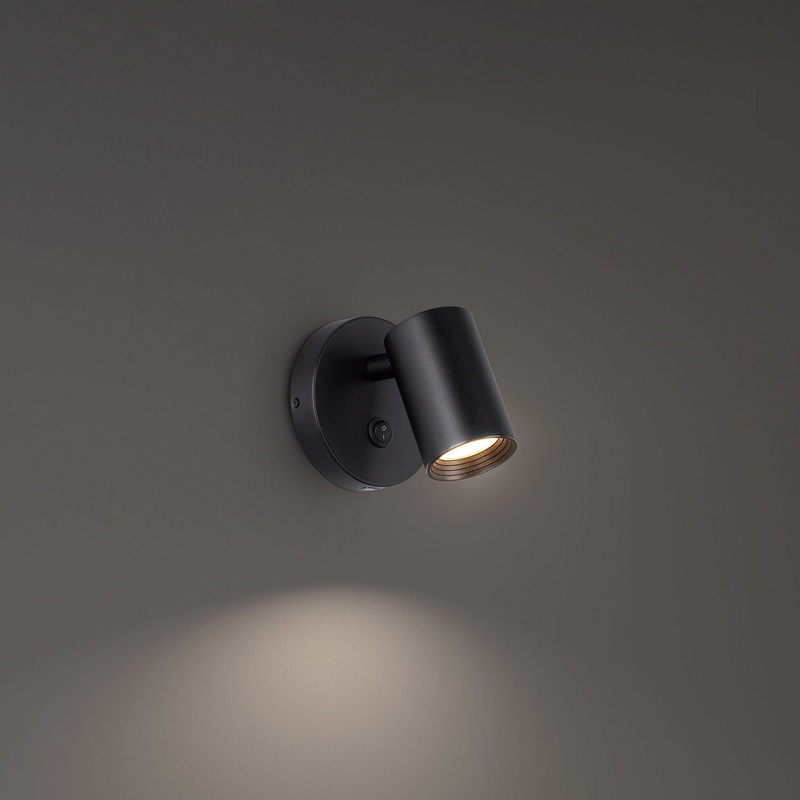 Kepler LED Swing Arm in Black