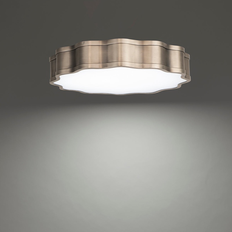 Vaughan LED Flush Mount in Brushed Nickel